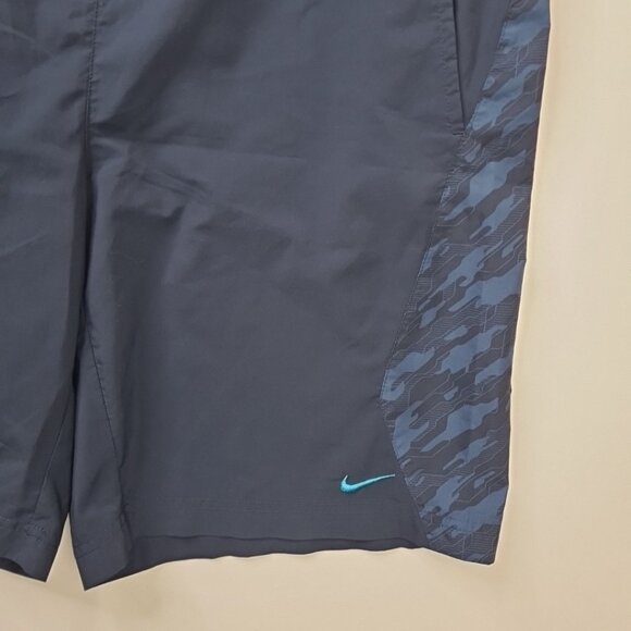 Nike Fit Dry Men's Blue Athletic Shorts Sportswear Size L - Picture 3 of 10